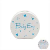 MB00000-33: Star & Heart Baby Boy Money Box